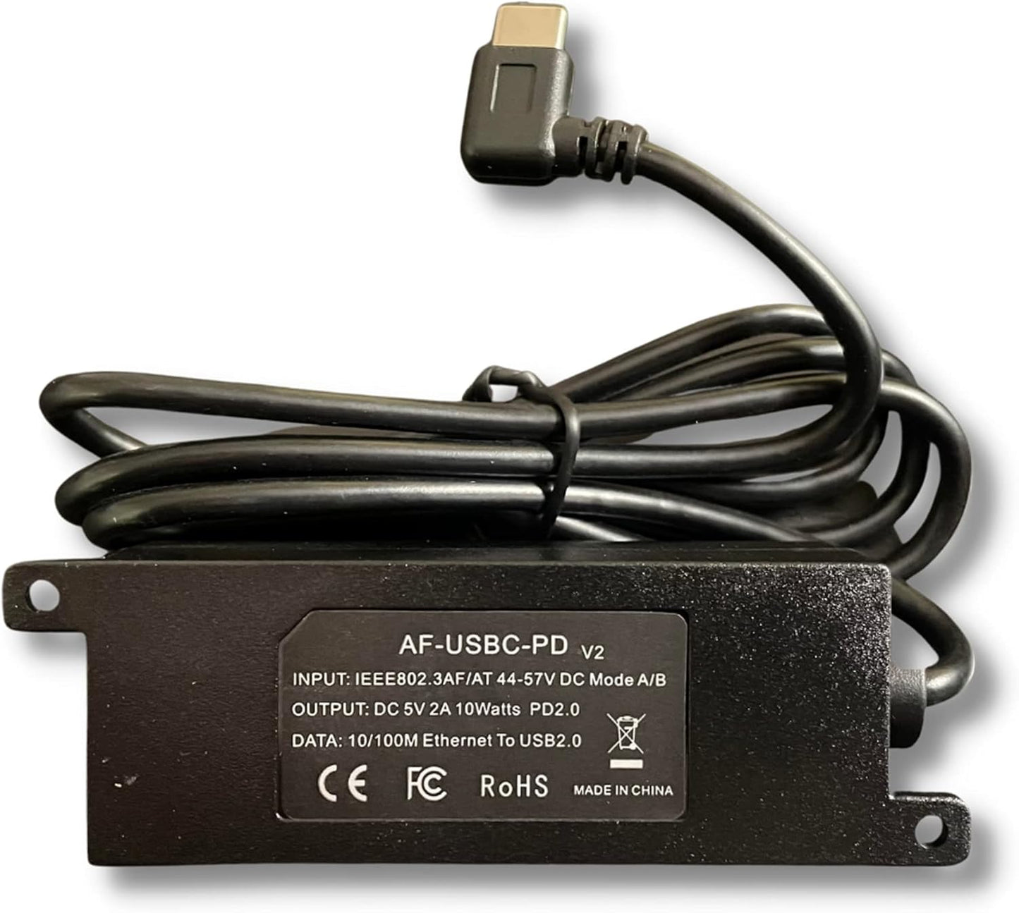 PoE Texas Power Over Ethernet to USB-C PD Adapter for Tablets
