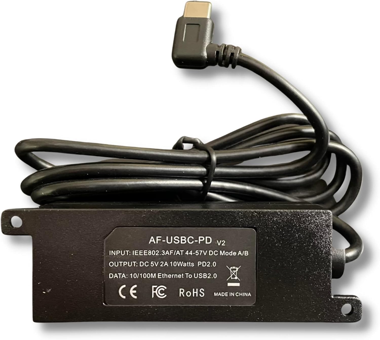 PoE Texas Power Over Ethernet to USB-C PD Adapter for Tablets