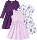 Toddler Girl Floral Skater Multipack Dresses 3-Pack - Mix & Match