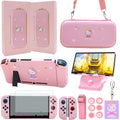 Cute Pink Nintendo Switch Accessories Bundle - 11-in-1 Kit
