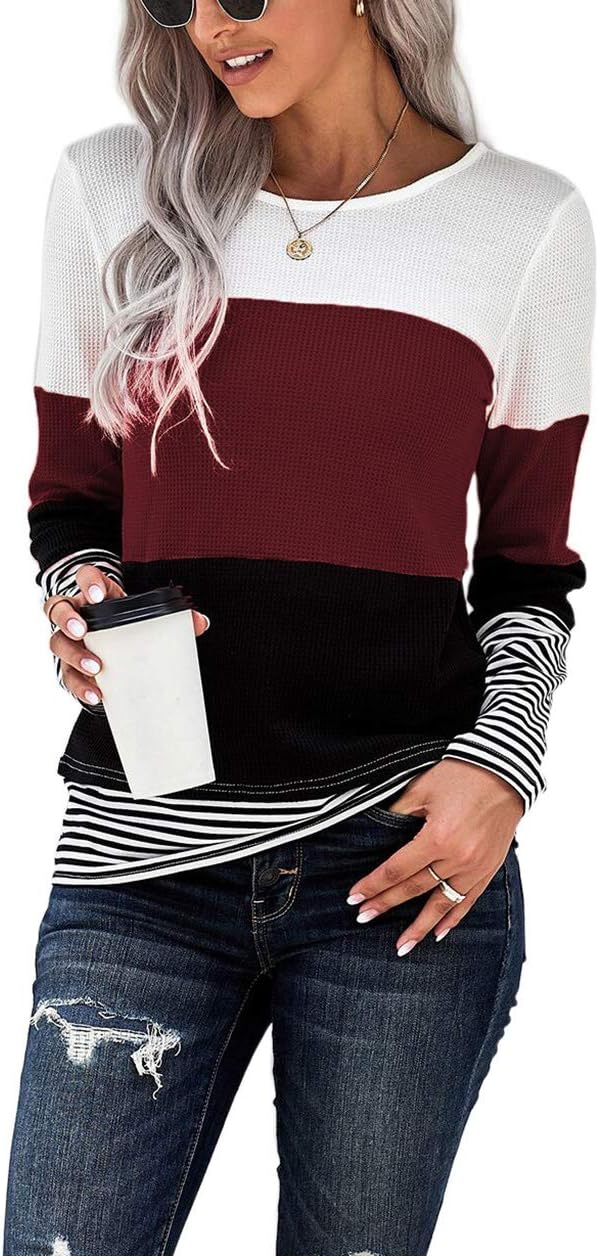 NEYOUQE Color Block Comfy Tee - Stylish & Comfortable
