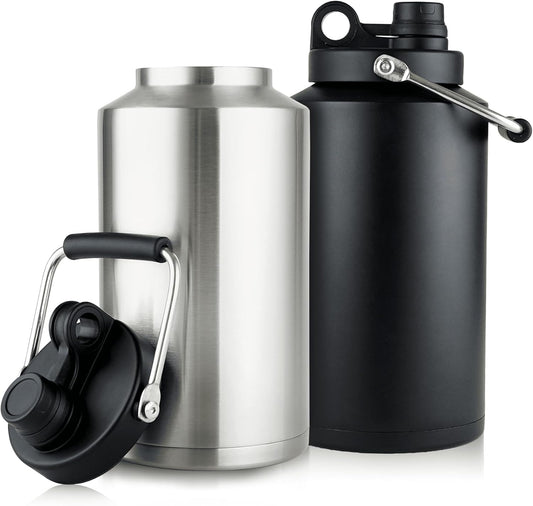 1 Gallon Insulated Water Jug Bottle for Hot & Cold Drinks