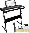 Digital Kids Piano w/ Stand, Gift for Early Education, Black