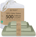 Threadmill 500 TC Cotton Sateen Full Sheet Set - Deep Pocket Comfort