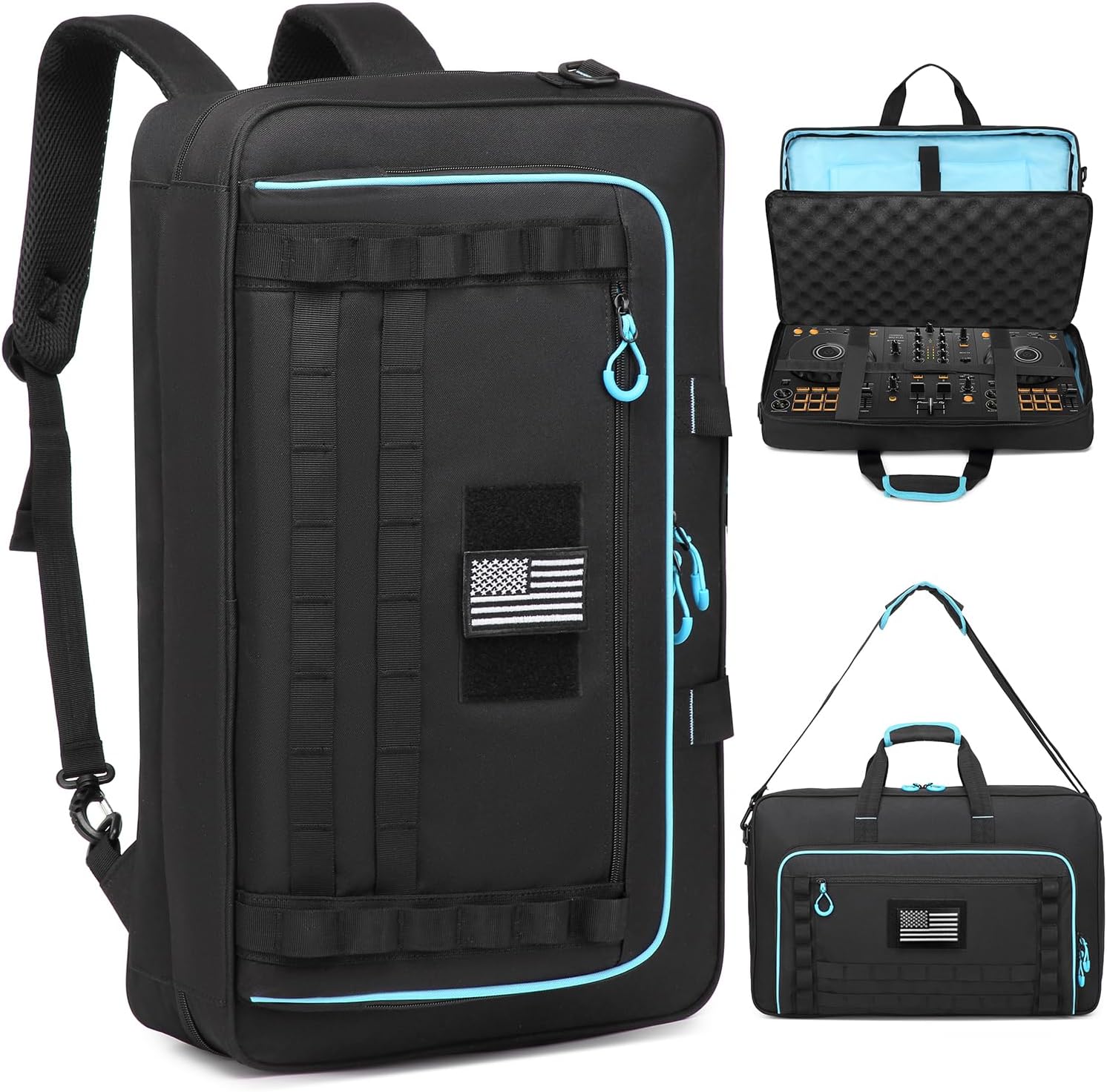 DJ Controller Case for DDJ-FLX4 Numark by SLINRKE 15.6ftin
