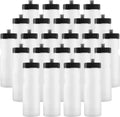 22 oz Sports Water Bottles 24 Pack - Durable BPA-Free Bulk