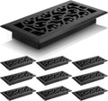 10 Pcs Heavy Duty Floor Registers 4 x 10 in - Walkable Steel Vents