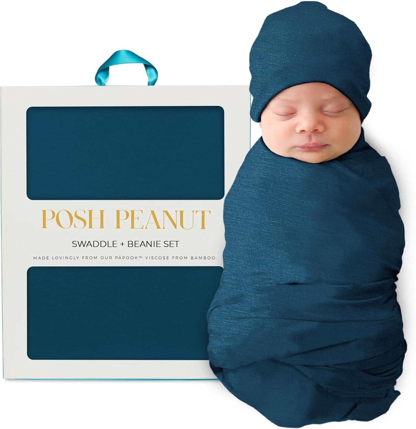 Posh Peanut Swaddle Blanket Set - Soft & Versatile for Babies