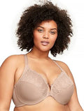 Glamorise Women's Plus Size Front-Close T-Back Wonderwire - Supportive