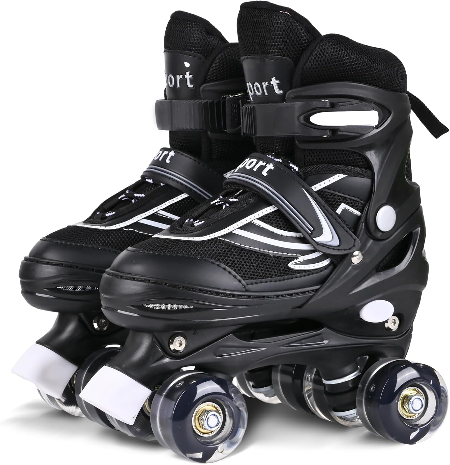 Adjustable Roller Skates for Kids with Light Up Wheels