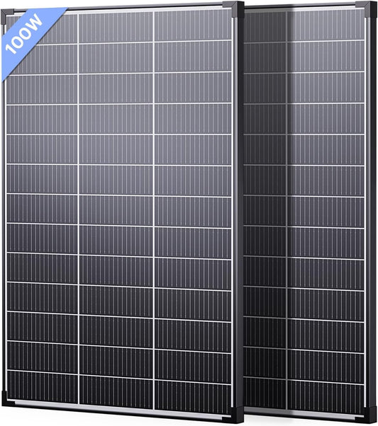 N-Type 100W Solar Panel with 25% Efficiency for Off-Grid Use