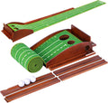 Auto Ball Return Putting Green: Indoor Golf Fun!
