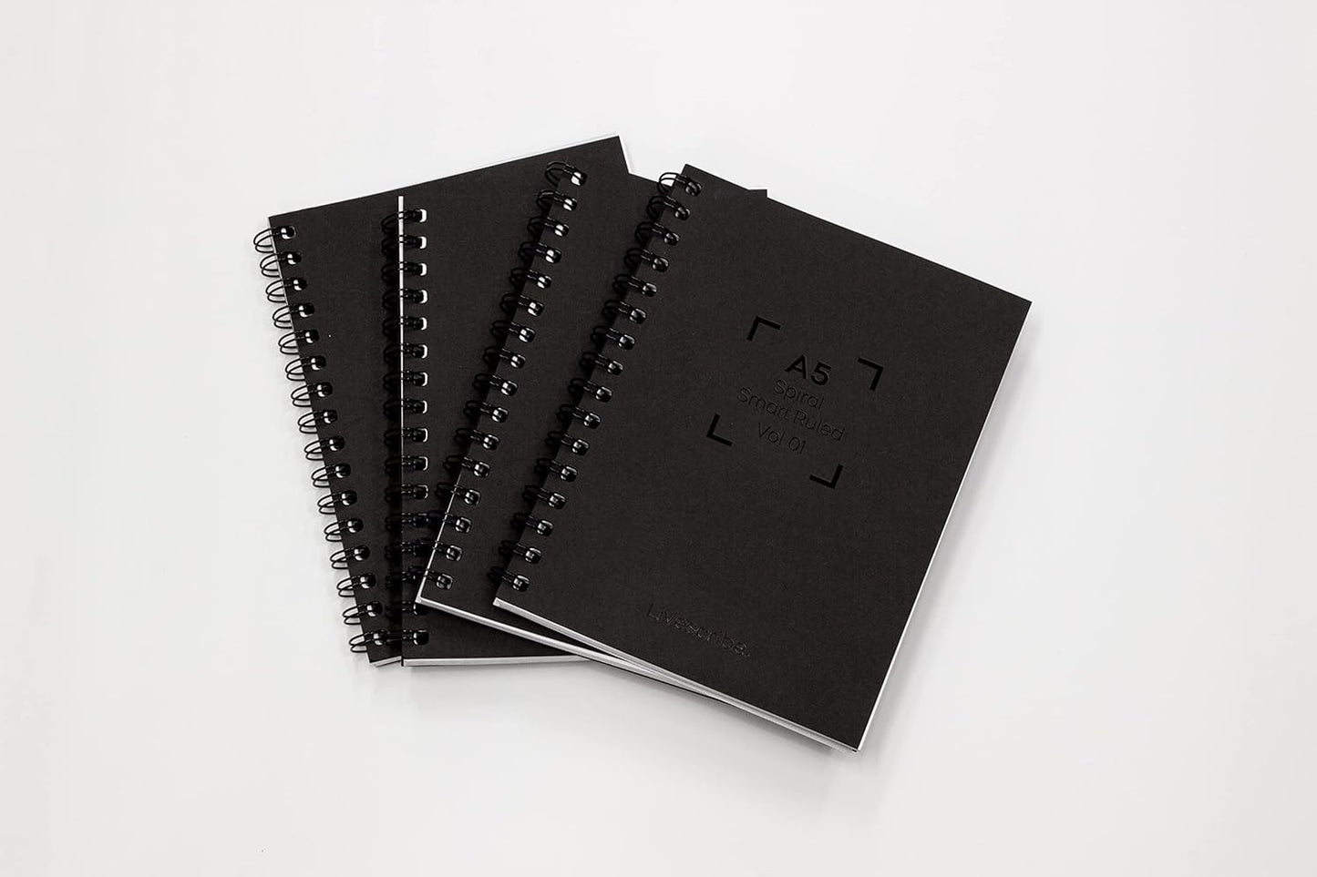 Livescribe A5 Smart Ruled Notebook 4-Pack | Compatible with LivePen & Echo 2