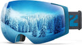 ZIONOR X4 Ski Goggles for Men Women - Magnetic Lens, Anti-fog UV