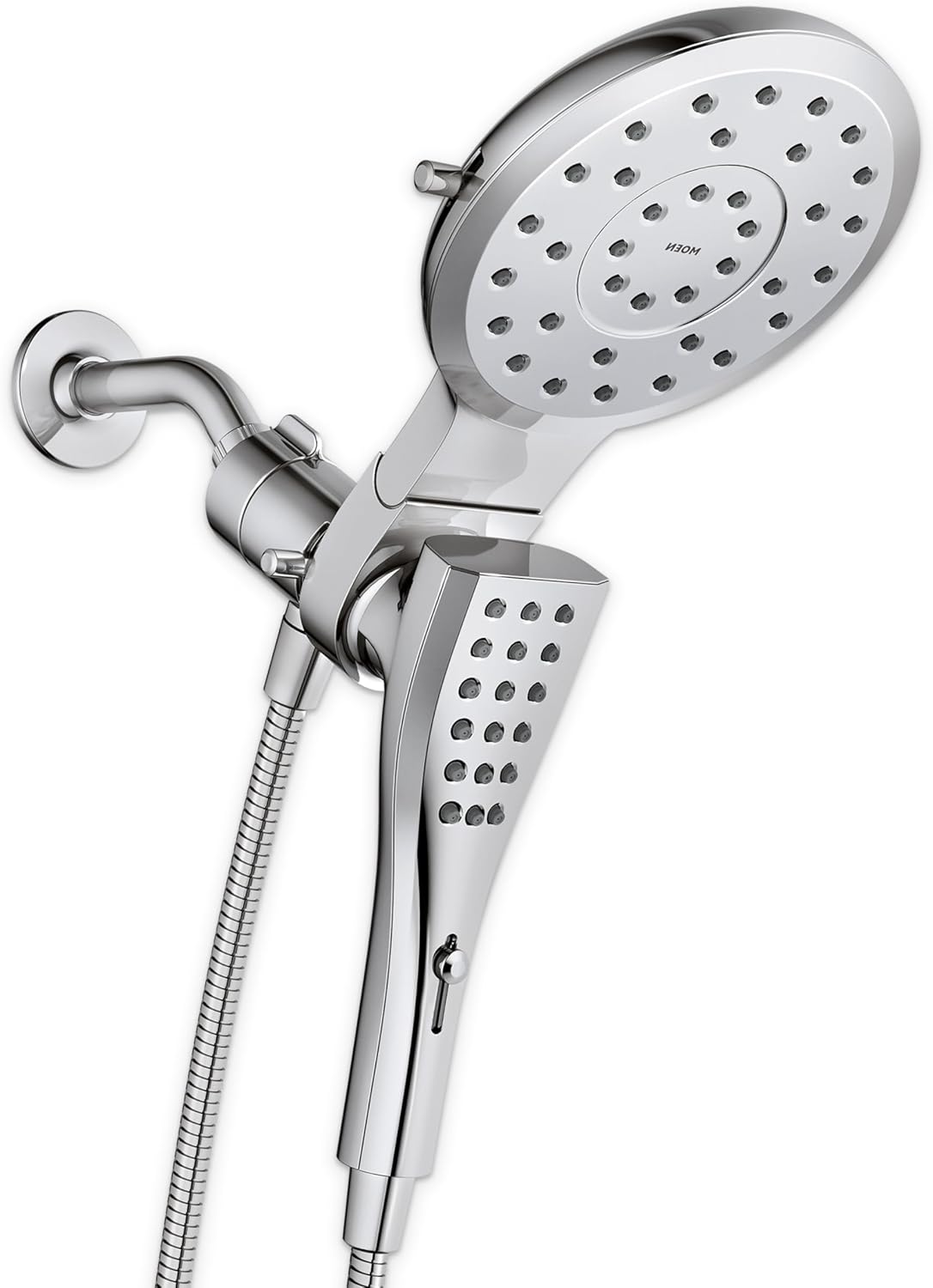 Moen Verso Chrome Round Rain Shower Head with Handshower Combo