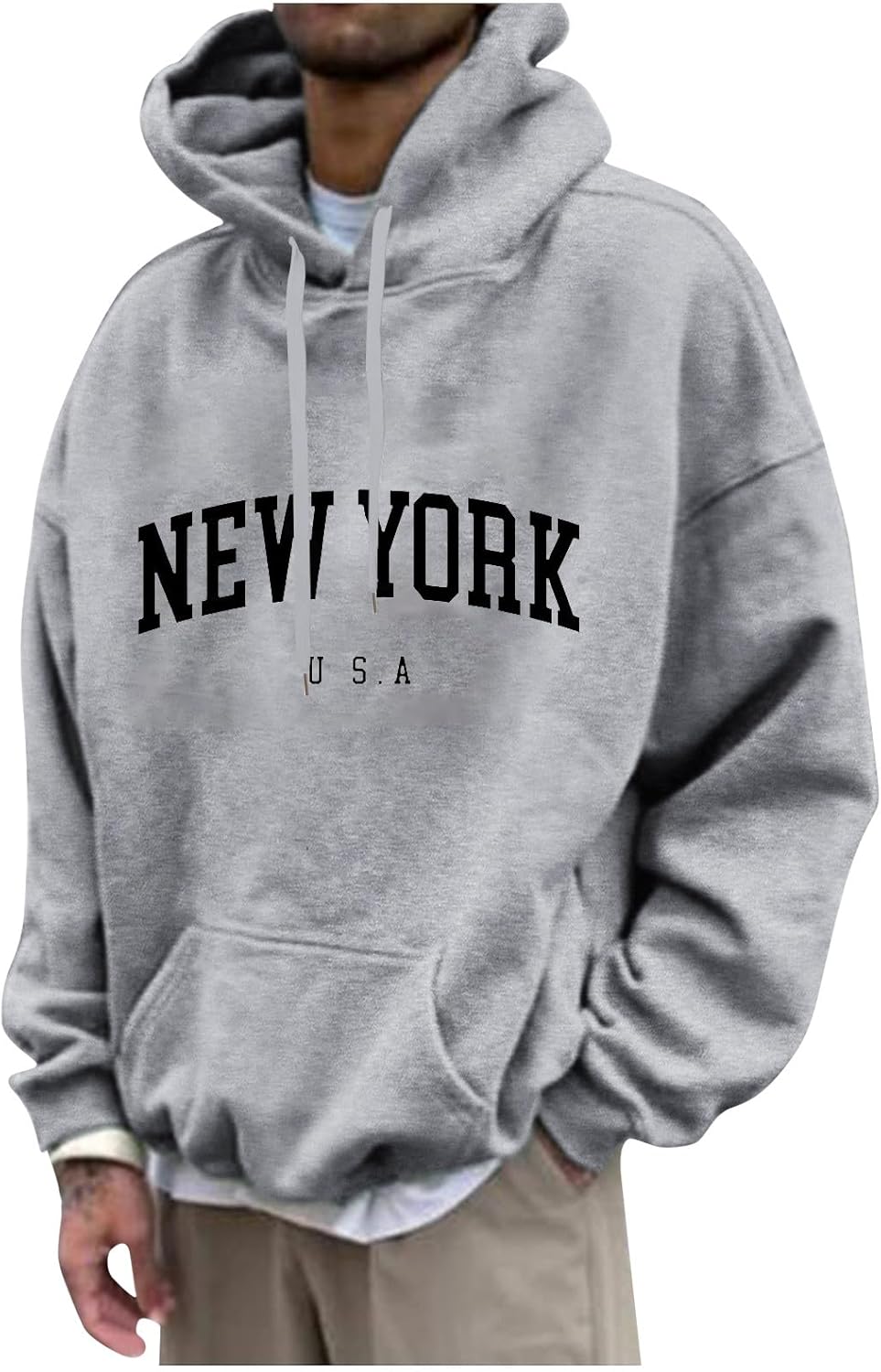 WENKOMG1 Lightweight Men's Hoodie - Casual Comfort!