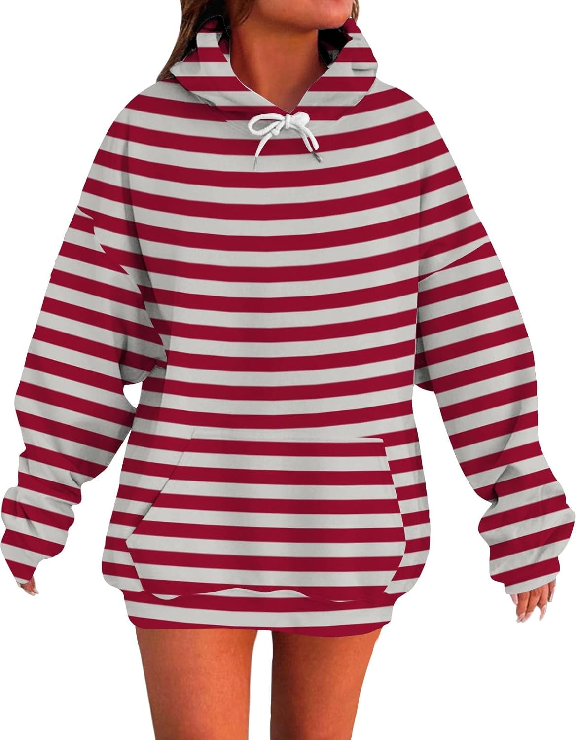 Winter Striped Hoodie 2024 | Cozy Cotton Pullover