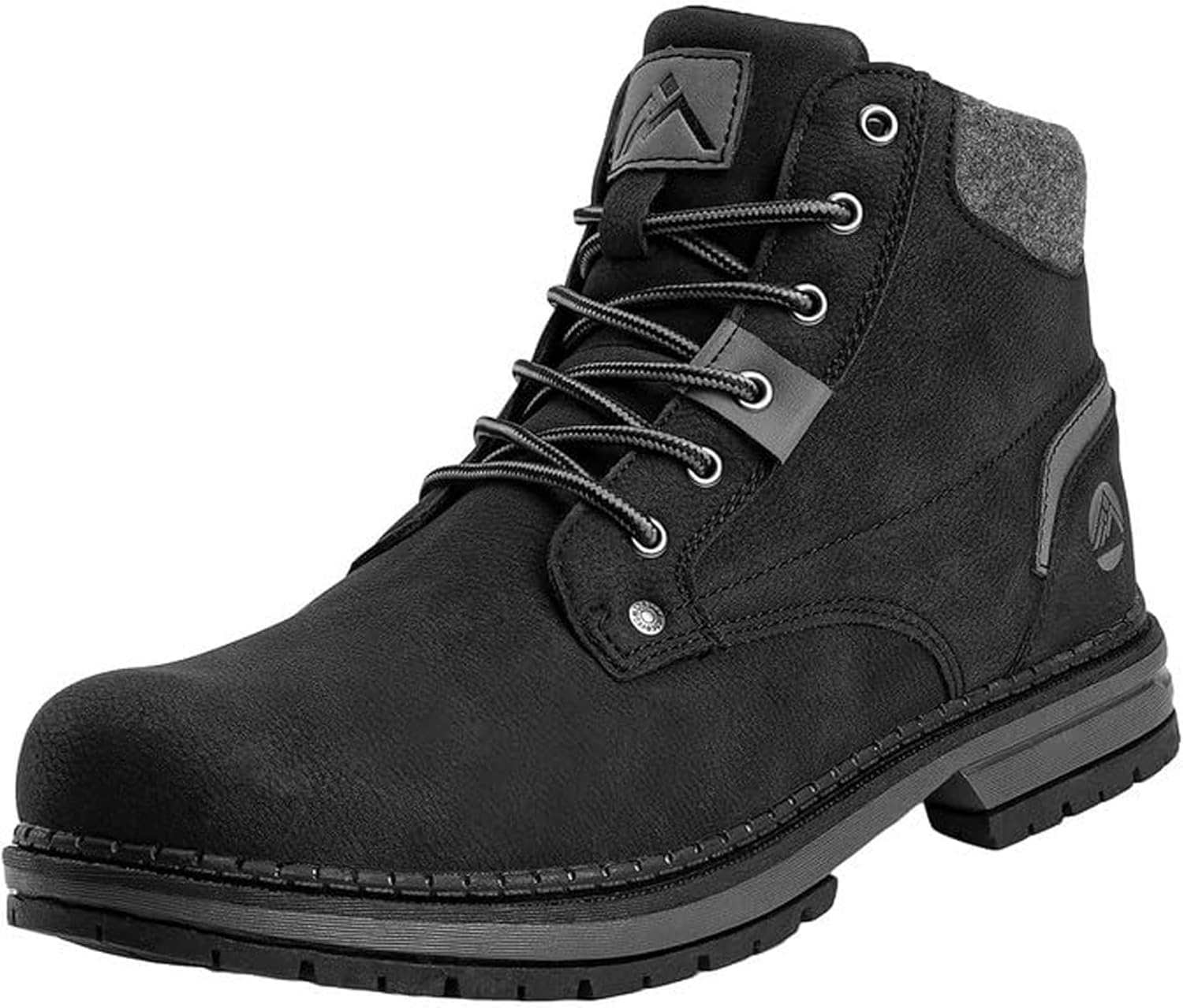 CC-Los Men's Winter Snow Boots with Sherpa Fleece Comfort