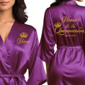 Mis Quince Anos Robes - Personalized Satin Quinceanera (Style S6Y3)