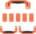 Pelican 1637 Replacement Handle & Latch Set - Orange Handles & Push
