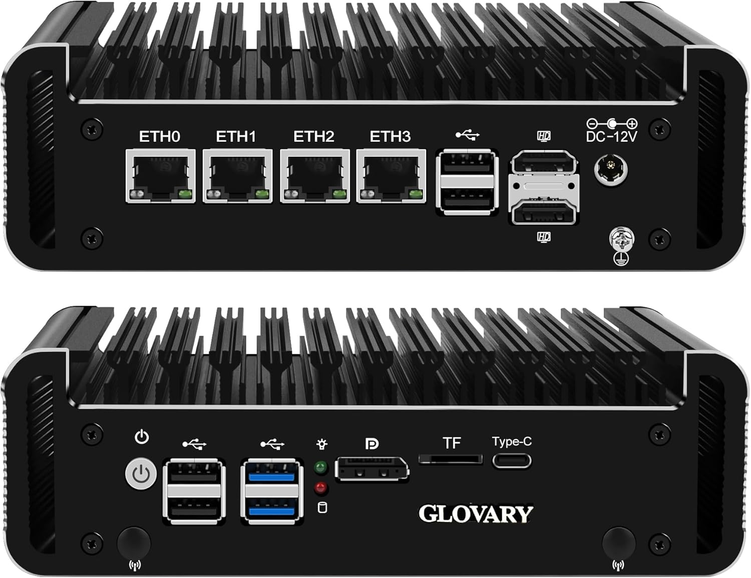 Firewall Mini PC N150 with 4 x i226V 2.5GbE LAN for Security