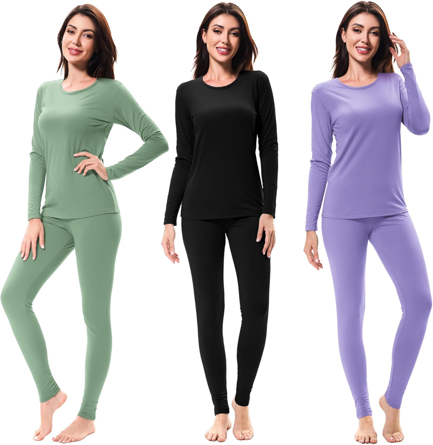 Women's Thermal Underwear Set for Cold Winter Comfort