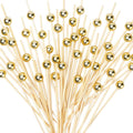 Luxe Gold Cocktail Picks - 100 Pcs