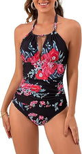 B2prity Women's Slimming One Piece Swimsuit Halter for Big Busted