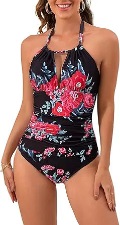B2prity Women's Slimming One Piece Swimsuits for Curvy Women