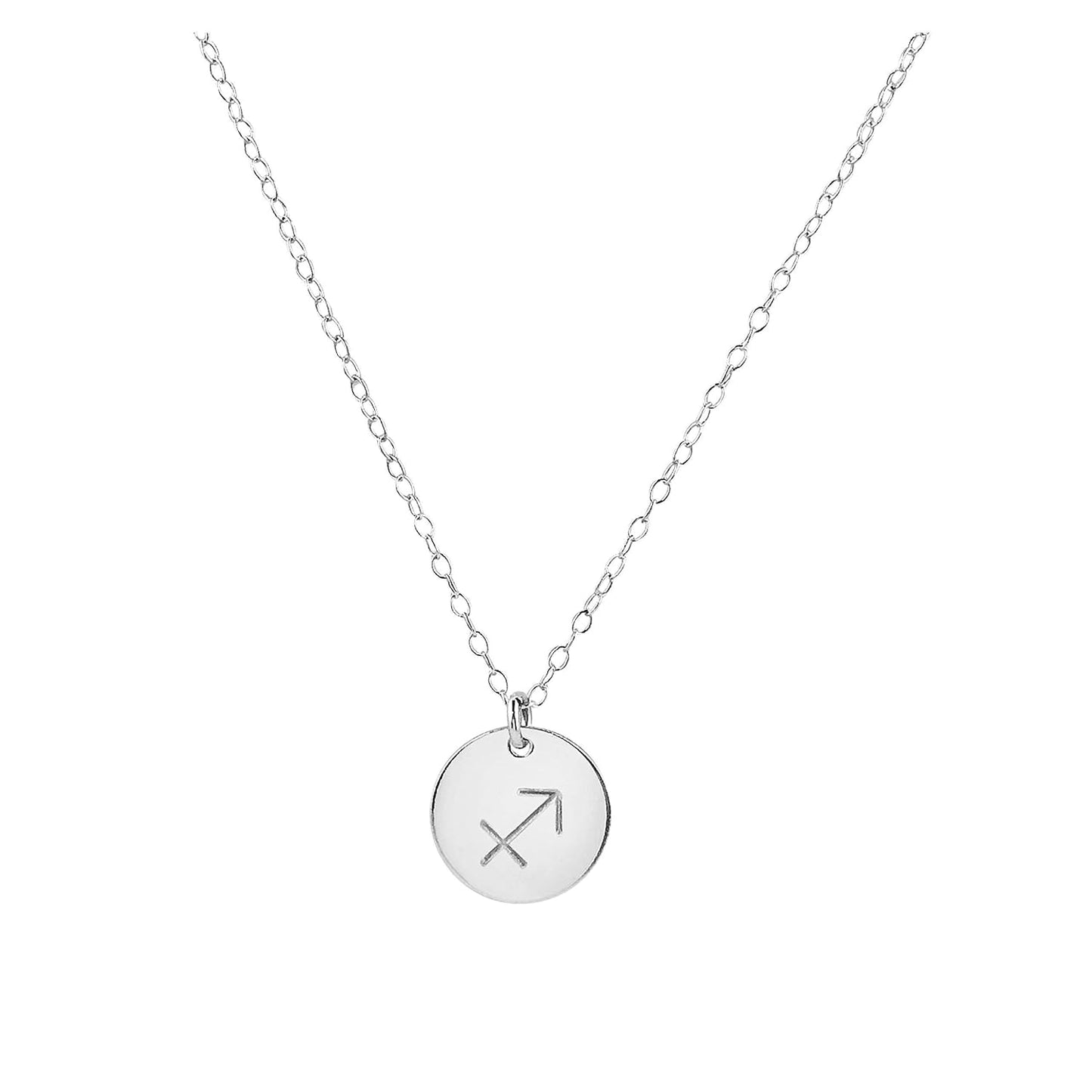 Sterling Silver Sagittarius Necklace for Astrology Lovers