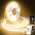 COB LED Strip Lights Warm White 24V Dimmable 24FT - Seamless Warm Glow