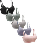 Suekaphin 5PACK Nursing Bra Wireless Maternity Bra - Comfortable Shoes