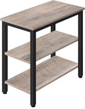 HOOBRO End Table 3-Tier Side Table for Small Spaces - Compact Storage