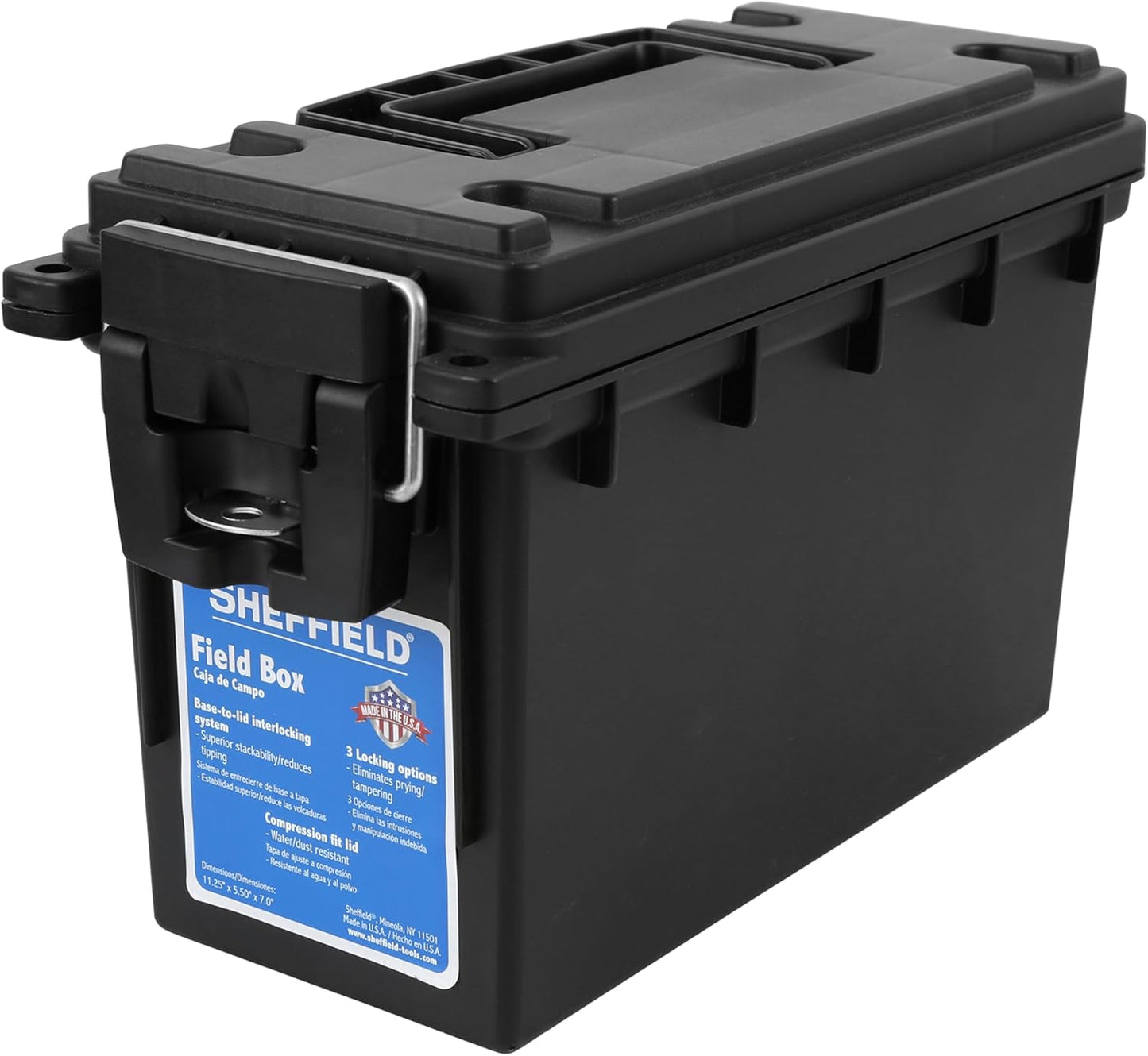 Sheffield Stackable Ammo Box - Protects Gear!