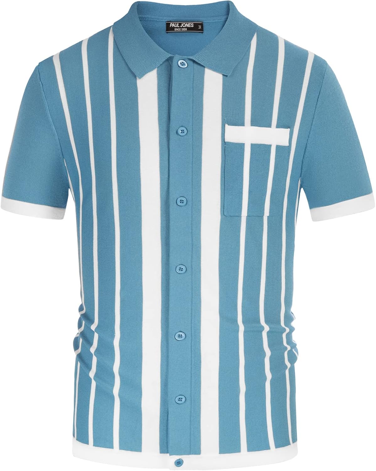 PJ PAUL JONES Vintage Striped Polo Shirt for Stylish Comfort