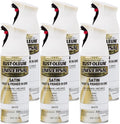 Universal All Surface Spray Paint, Satin White - 6 Pack