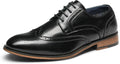 Men's Lace Up Soft Cap-Toe Formal Dress Shoes - Comfortable Fit