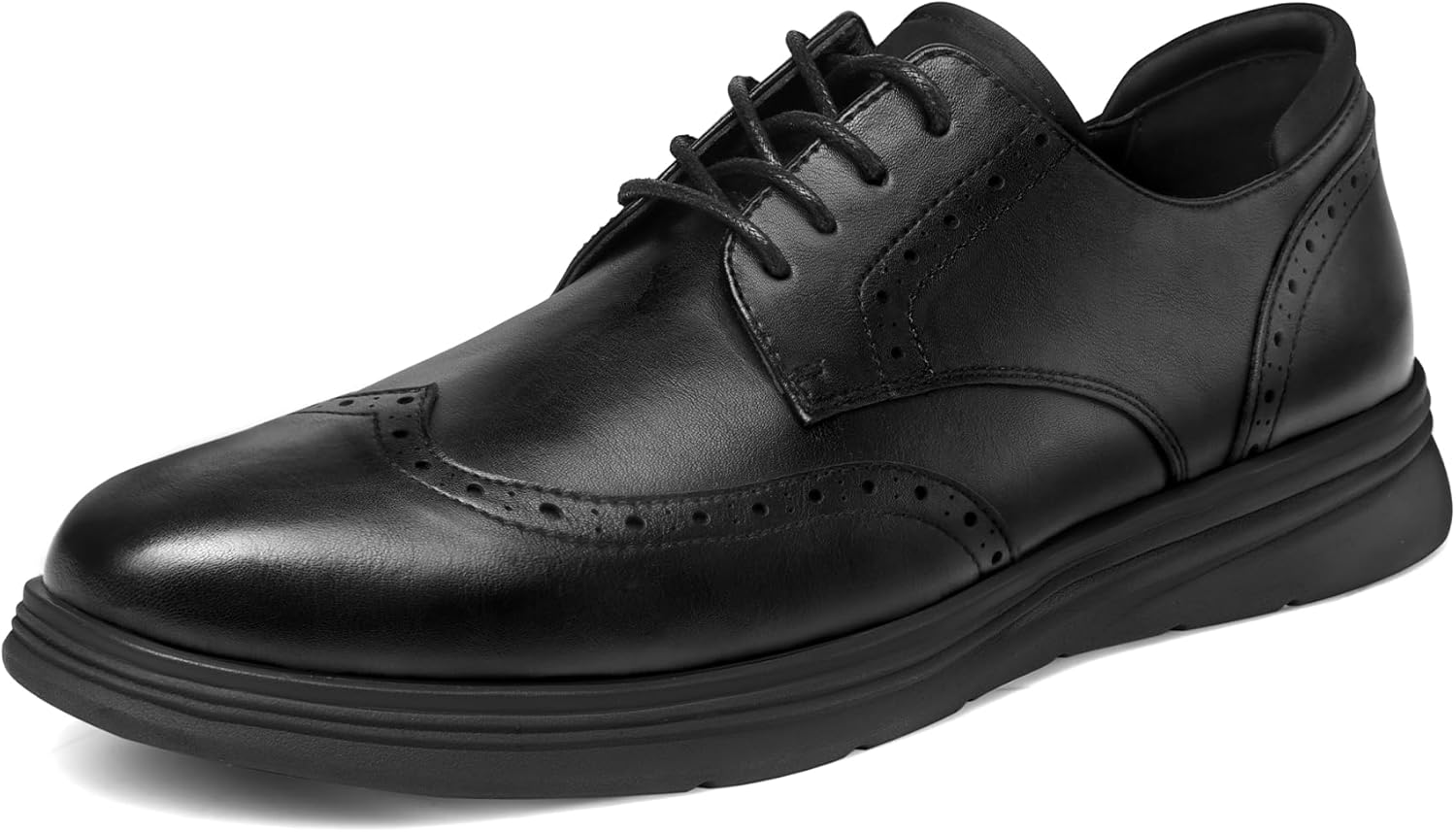 Men's Dress Sneakers Lightweight Casual Business Wingtip Oxfords