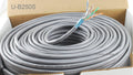 Shielded CAT5e 250ft Solid Copper Ethernet Cable Spool - Reliable Run