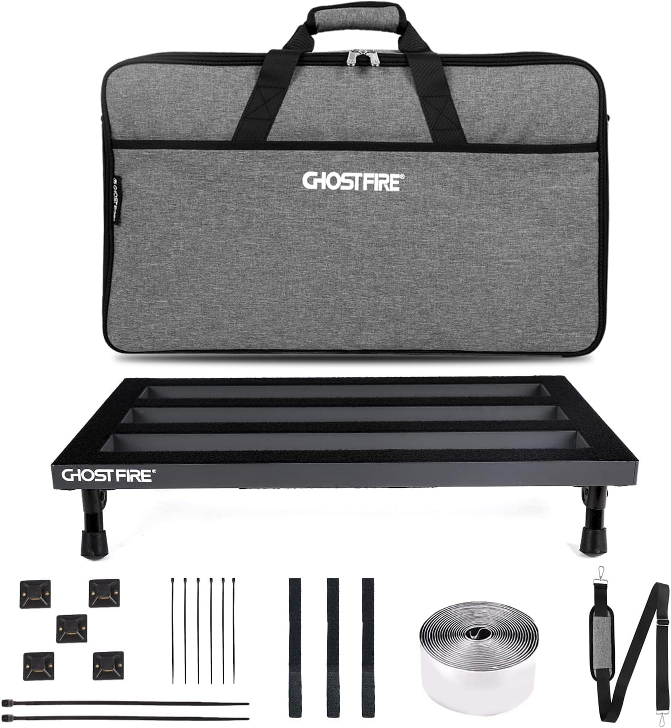 Ghost Fire Guitar Pedal Board - Lightweight Aluminum Alloy Design