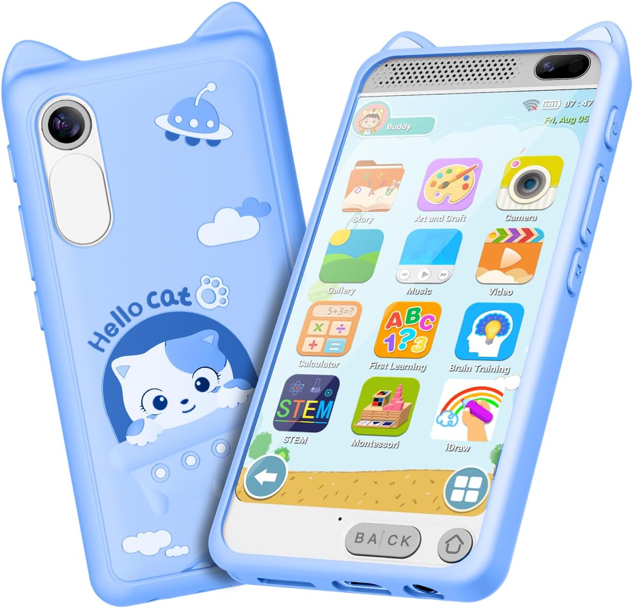 Kids Phone for Boys with Touchscreen and Educational Games