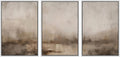 Minimalist Abstract Landscape Wall Art Print Set - Chic Framed Canvas