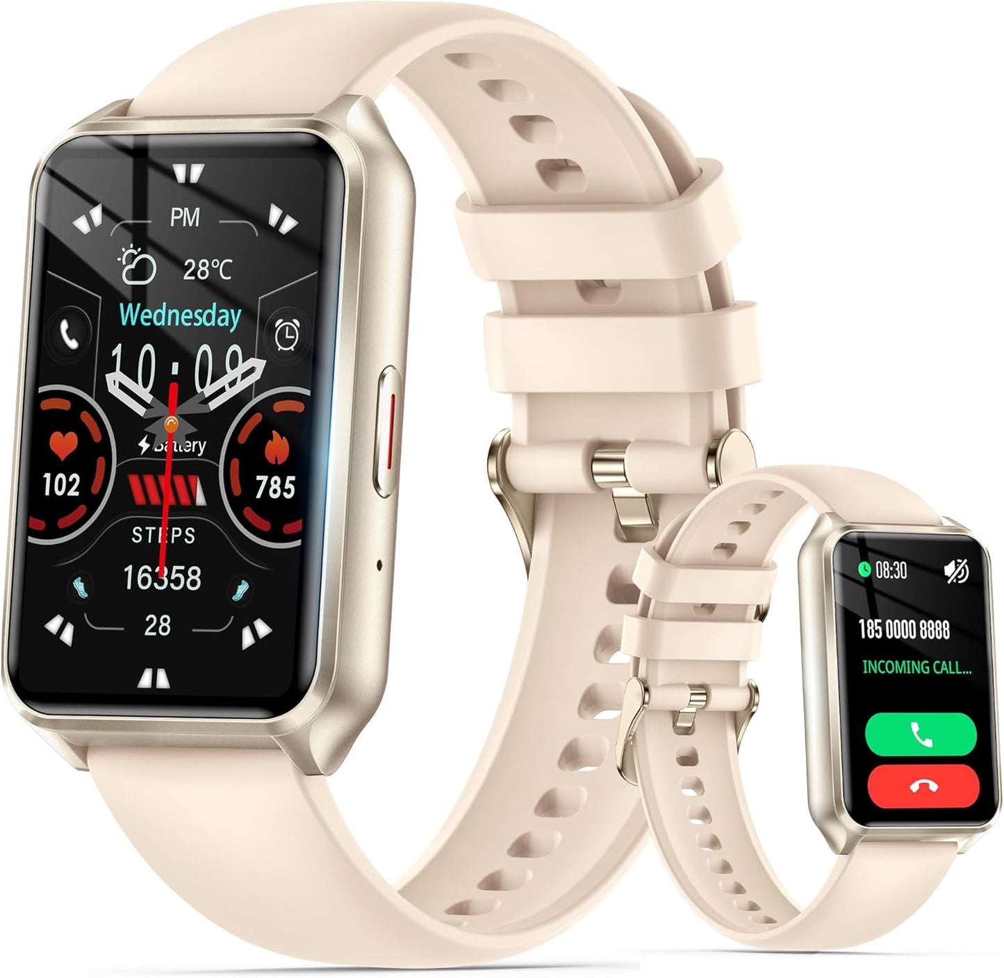 GLPYR Smart Watch - Answer Calls & Track Fitness