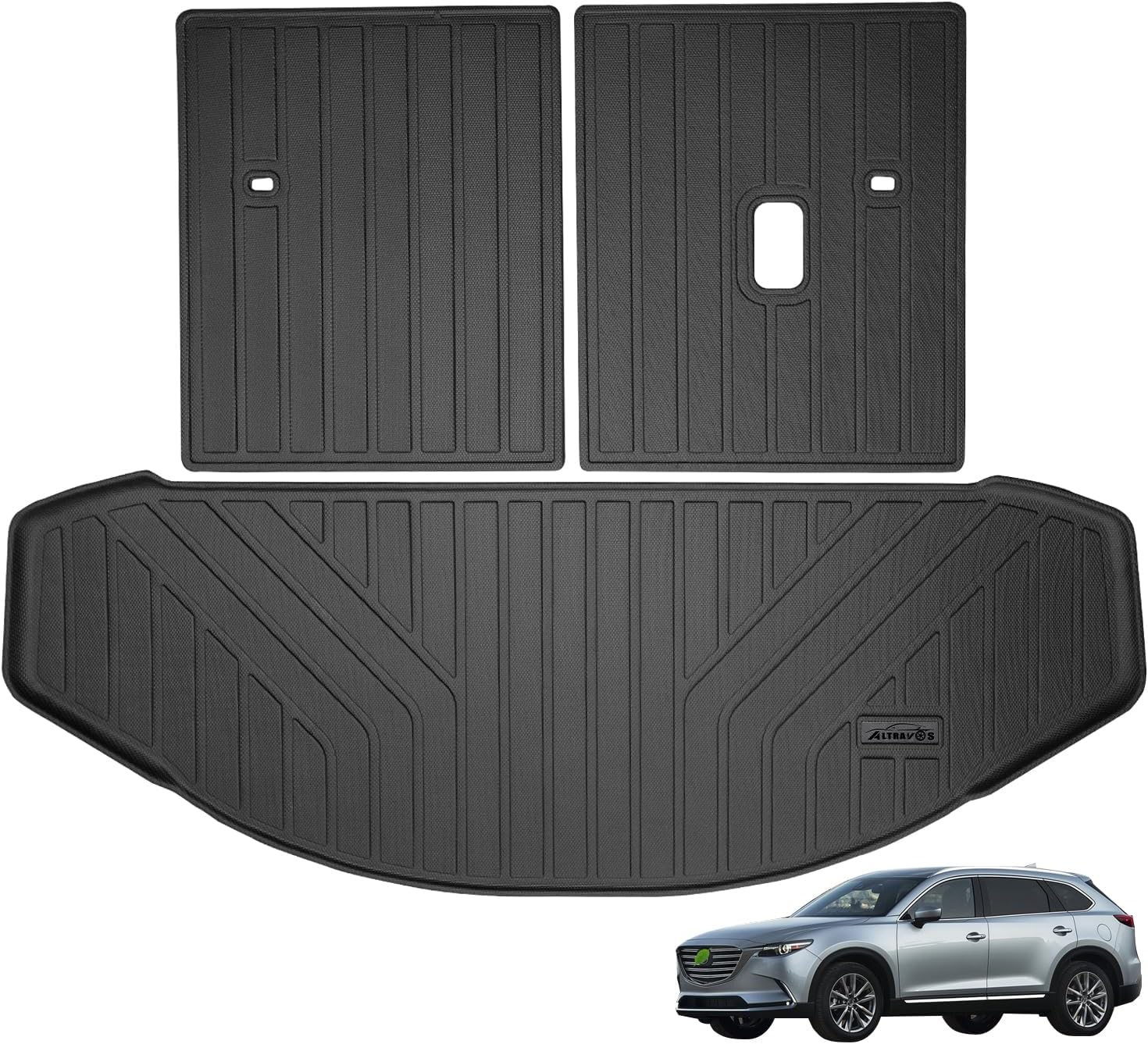Custom Fit Trunk Mat & Backrest Mat for 2016-2023 Mazda CX-9
