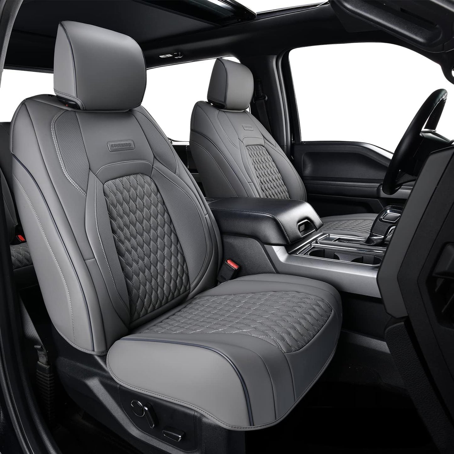Coverado Ford F150 Seat Covers Full Set for 2015-2025 Models