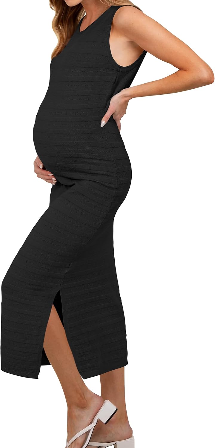 Stylish 2025 Summer Maternity Dress for Women by OUGES