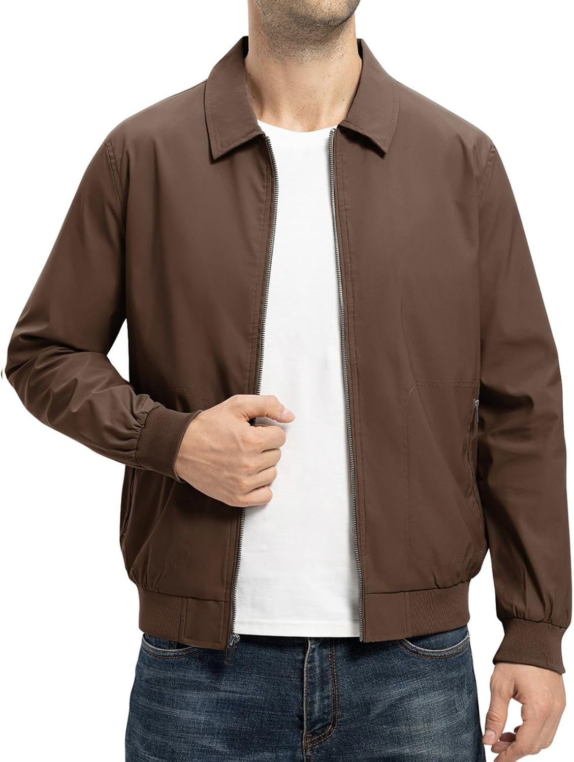 TBMPOY Mens Lightweight Jackets for Stylish Casual Wear