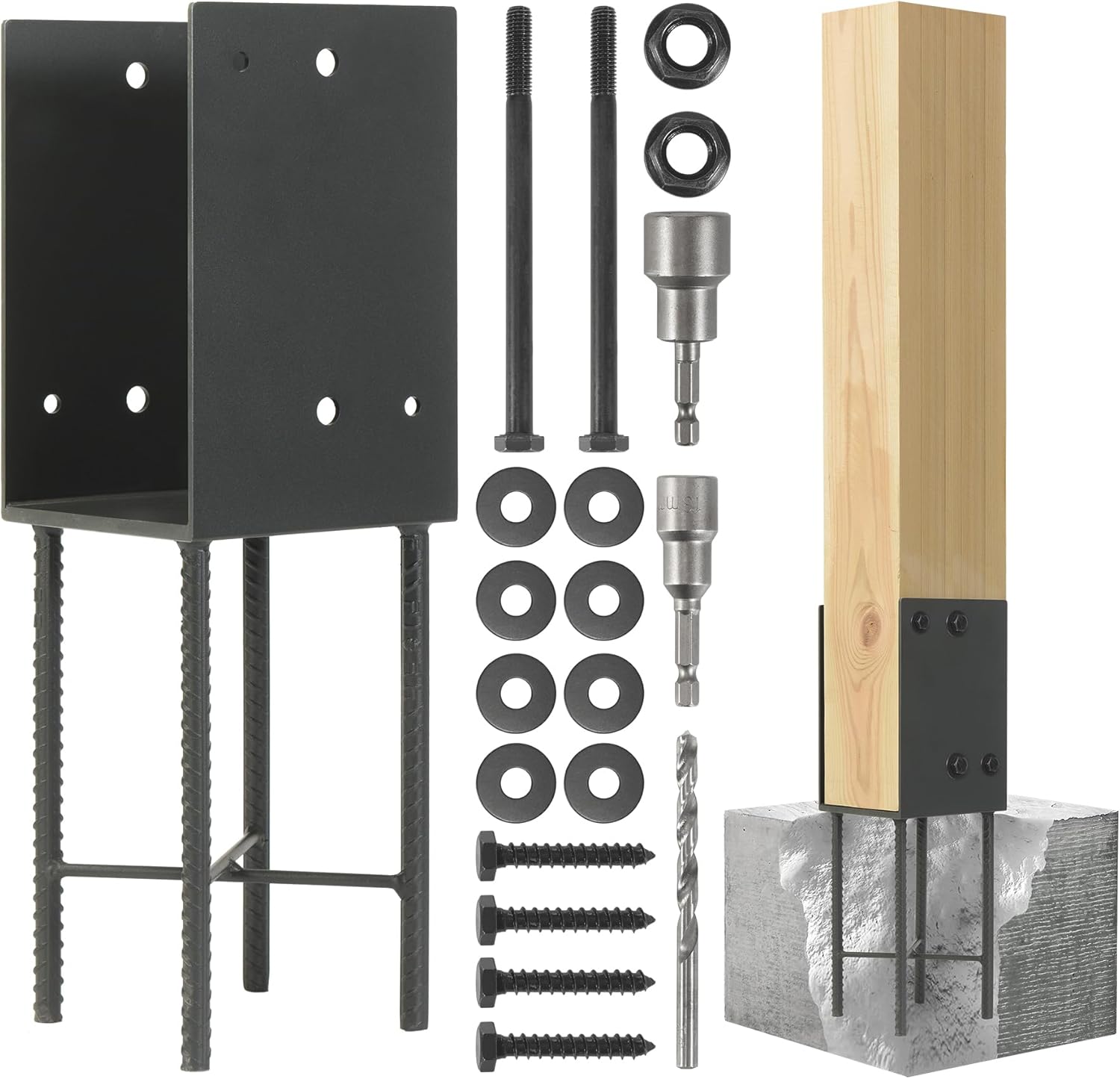 Heavy Duty Stainless Steel U-Shape Post Holder for Fences