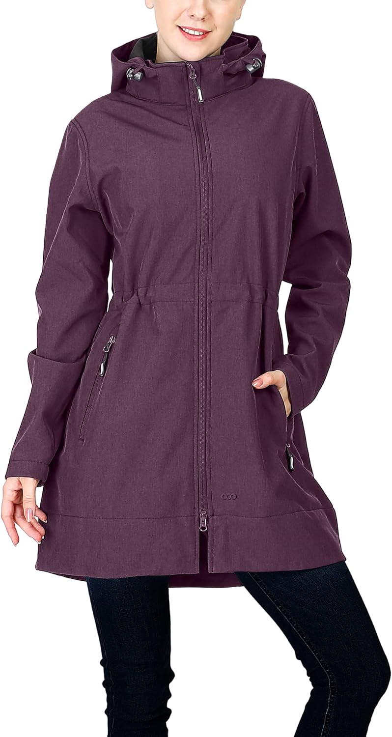 33,000ft Women's Waterproof Softshell Long Rain Jacket Review
