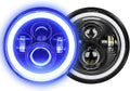 Upgrade Your Jeep with 7 Inch LED Headlight and Blue Halo Ring